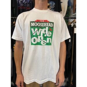 vtg 90s MOOSEHEAD ALE GOLF Tshirt xl //  drinking college beer brewery frat